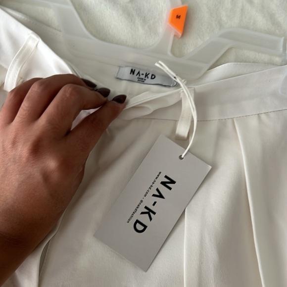 NA-KD fold up wide leg high waist short - Picture 2 of 5